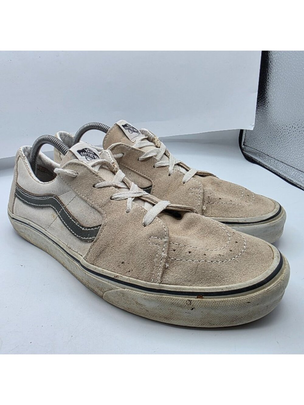 Vans Sk8-Low Utility Pop Mens Size 11.5 Beige Skate Shoes Casual Walking